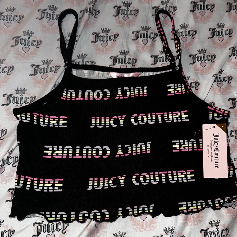 Juicy Couture Black Crop Top